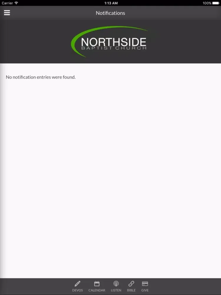 Northside Baptist Church QC iPad  Screenshots