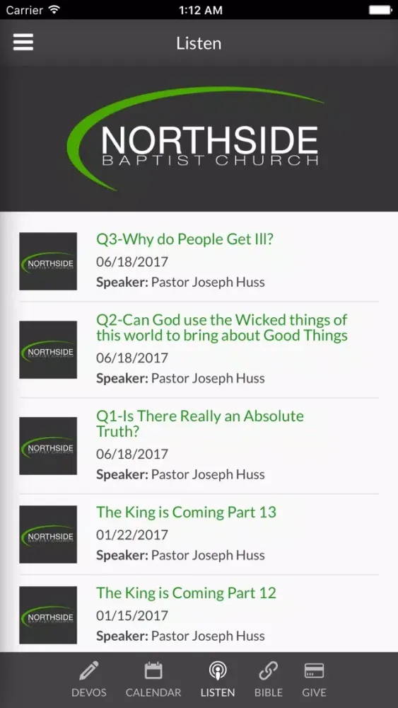 Northside Baptist Church QC Screenshots