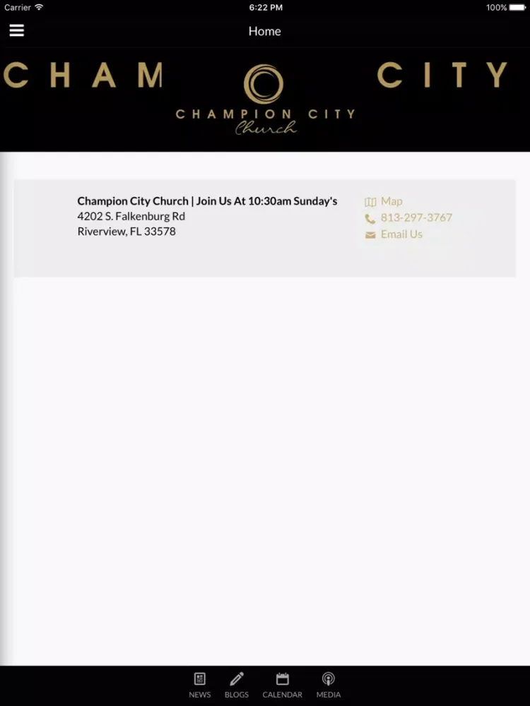 ภาพหน้าจอของ Champion City Church - Riverview, FL iPad 