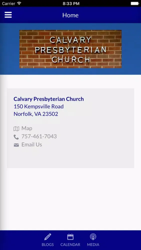 Tangkapan layar Calvary Presbyterian Church - Norfolk, VA