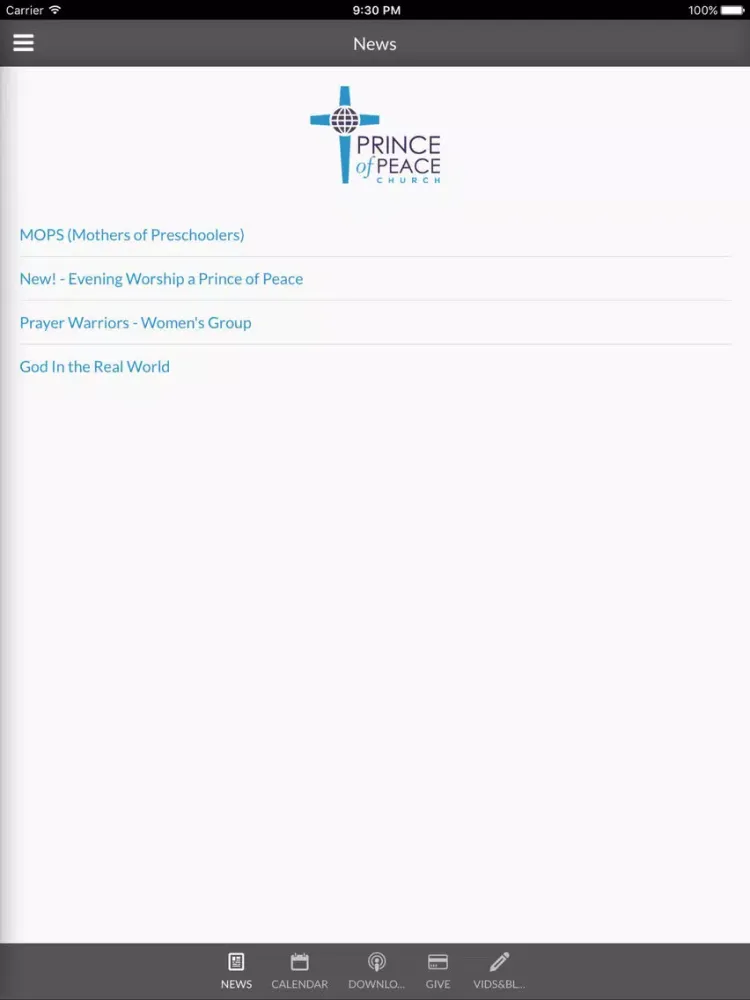 Скриншоты Prince of Peace - Fremont, CA - Fremont, CA iPad 