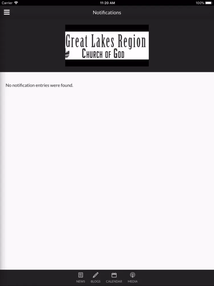 Ảnh chụp màn hình của Great Lakes Region COG iPad 