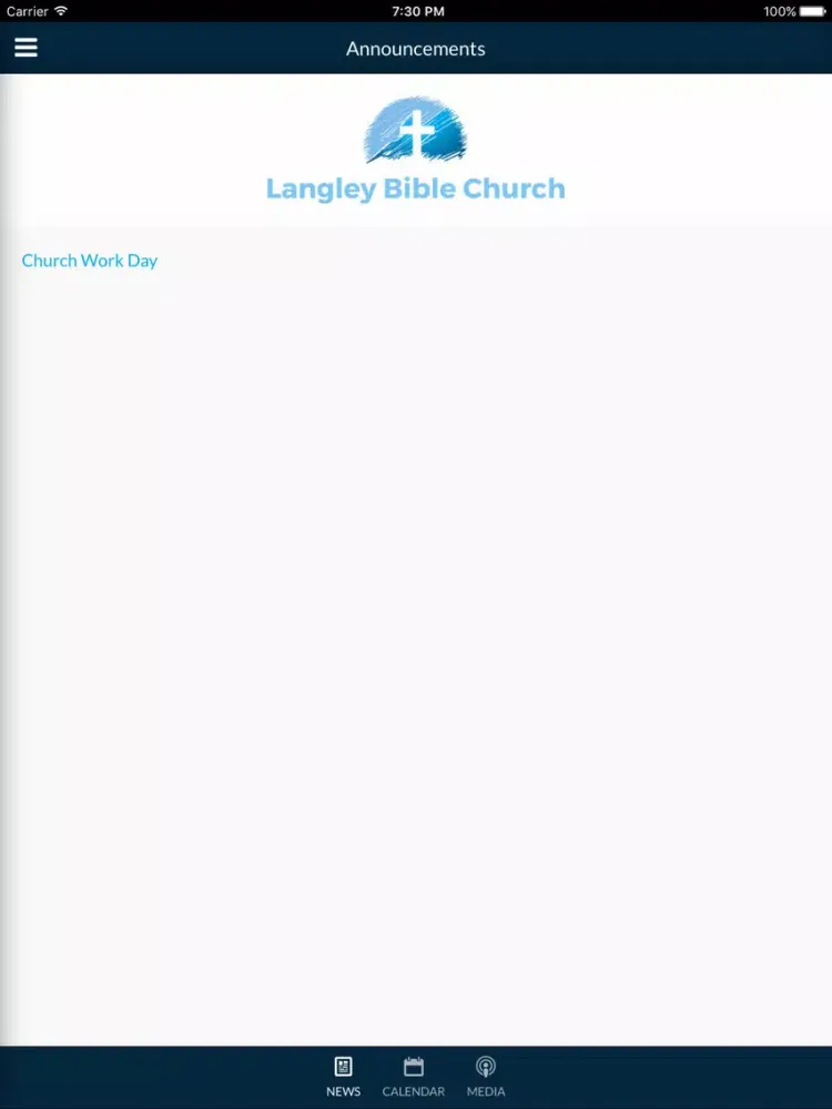 Скриншоты Langley Bible Church - Warrenville, SC iPad 
