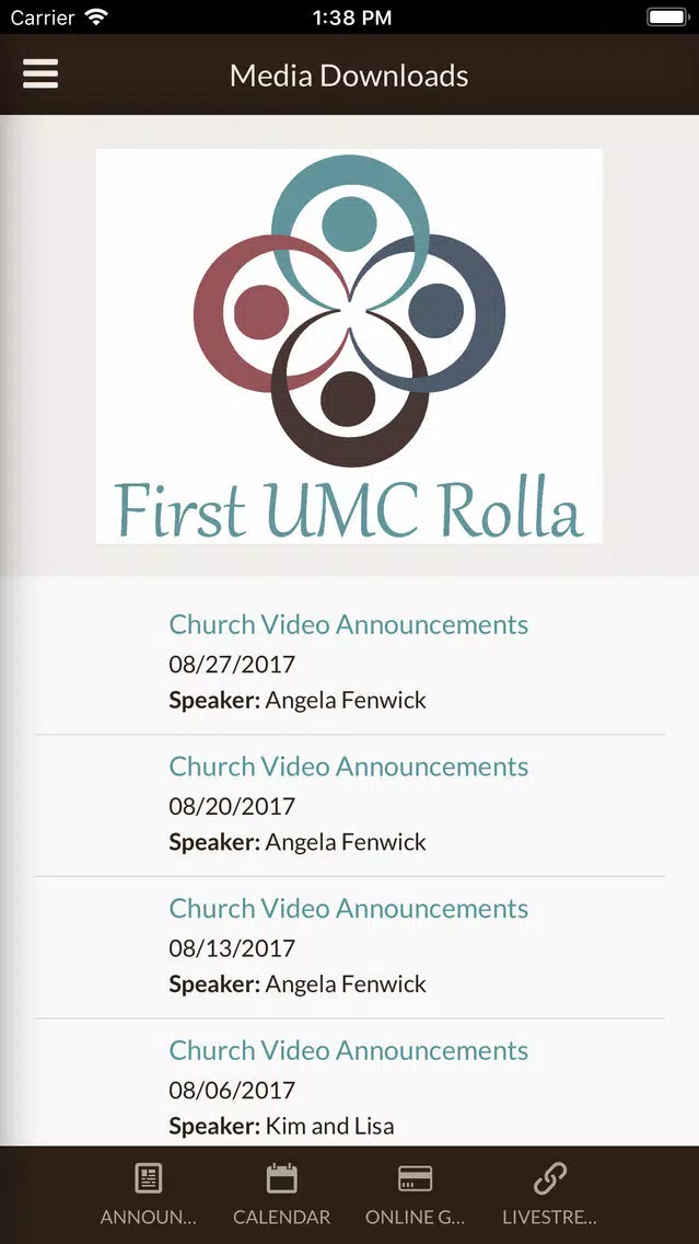 Captures d'écran de First UMC Rolla