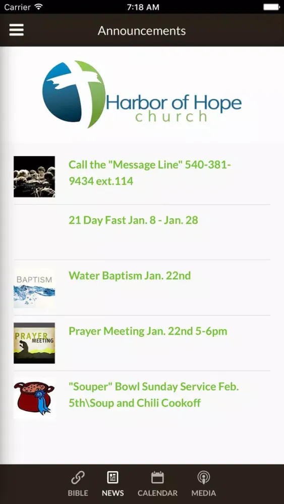 Harbor of Hope Church - Christiansburg, VA Screenshots