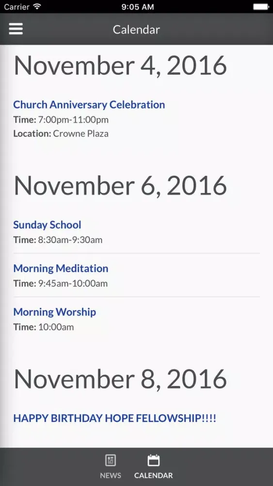 Hope Fellowship Church Memphis of Memphis, TN應用截圖