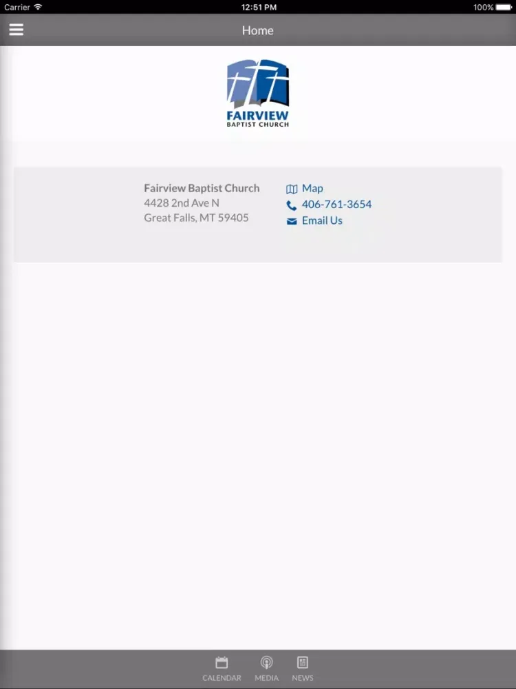 Fairview Baptist Church - Great Falls, MT iPad  Ekran Görüntüleri