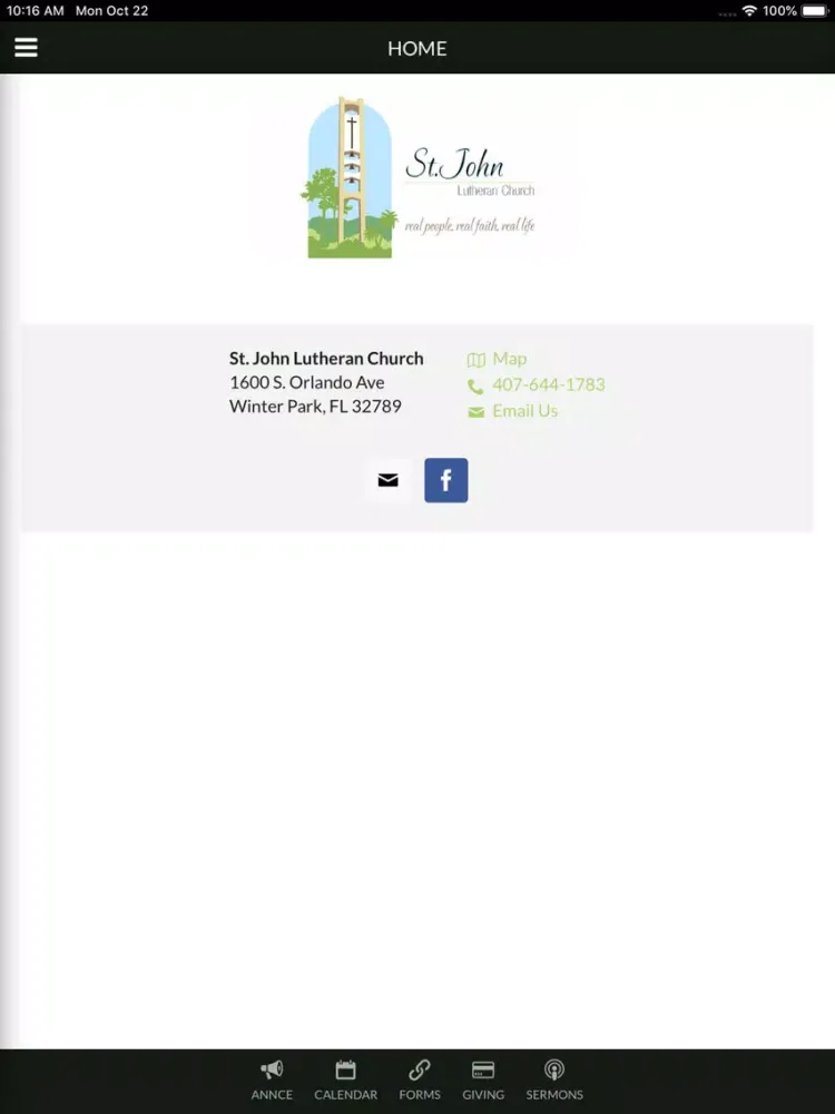 تصاویر St. John Lutheran Church iPad 