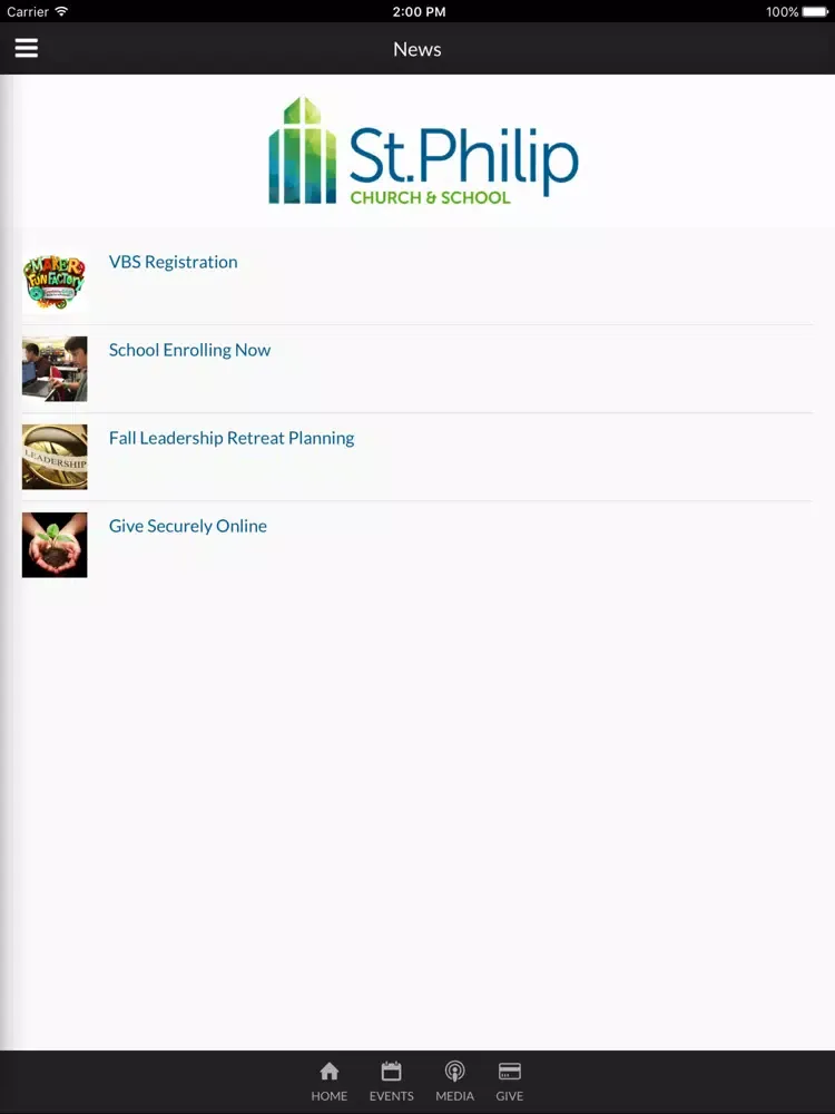 تصاویر St. Philip Church & School - Dublin, CA iPad 
