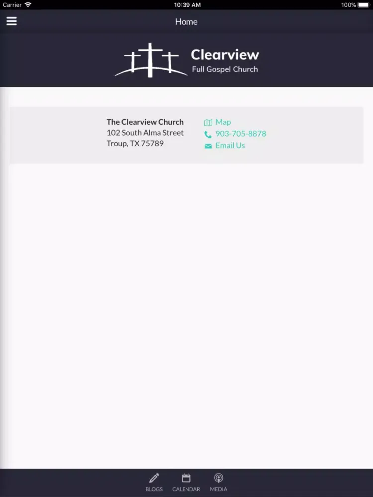 Clearview Full Gospel Church iPad  سکرین شاٹس
