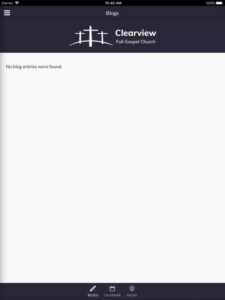 Clearview Full Gospel Church iPad  سکرین شاٹس