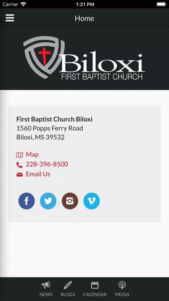 Capturas de pantalla de First Baptist Church Biloxi