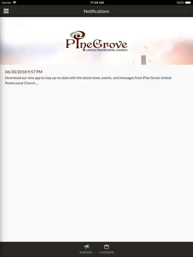 Captures d'écran de Pine Grove UPC iPad 