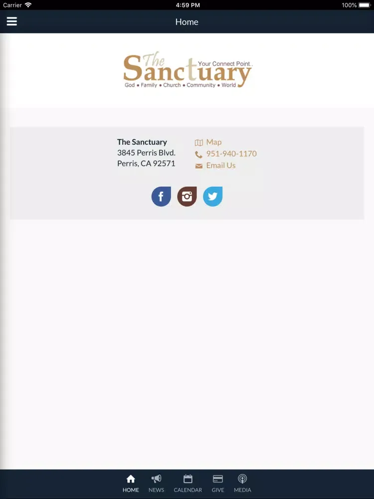 The Sanctuary Perris iPad  স্ক্রিনশট