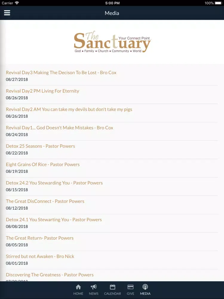 The Sanctuary Perris iPad  স্ক্রিনশট