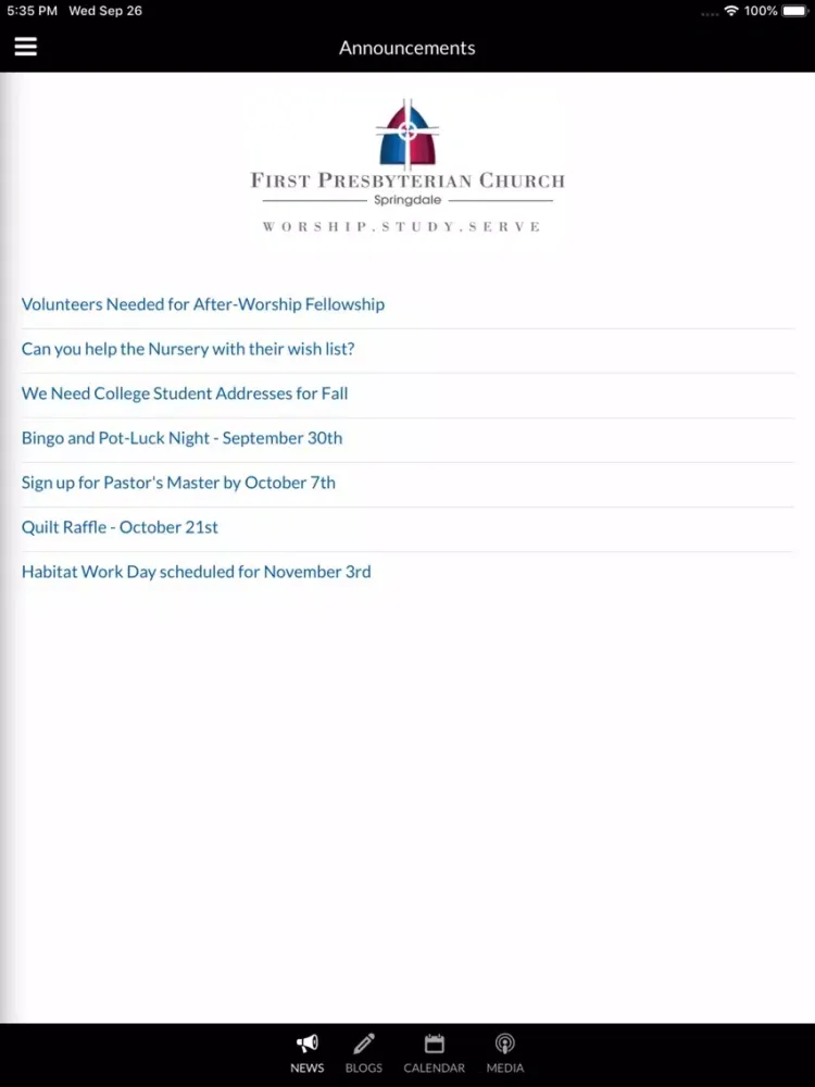 Скриншоты FPC Springdale iPad 