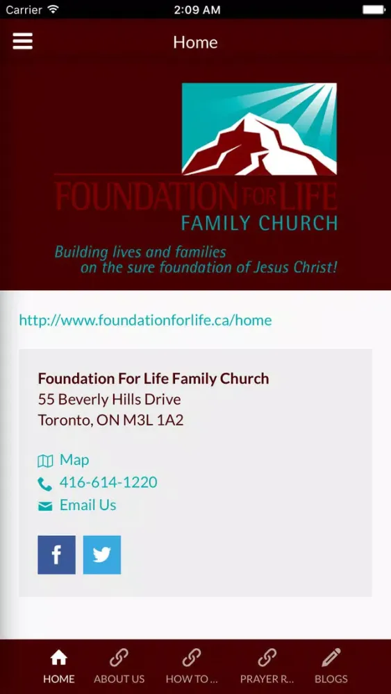 Zrzuty ekranu Foundation for Life Fam Church - Toronto, ON