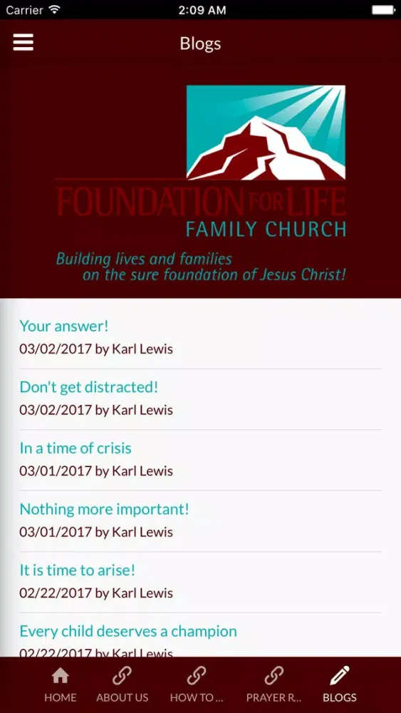 Zrzuty ekranu Foundation for Life Fam Church - Toronto, ON