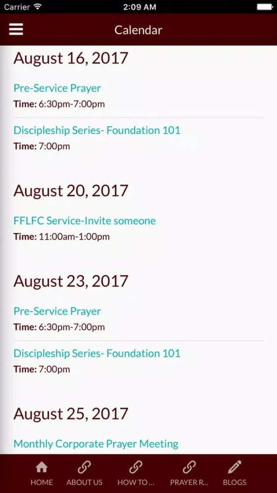 Zrzuty ekranu Foundation for Life Fam Church - Toronto, ON