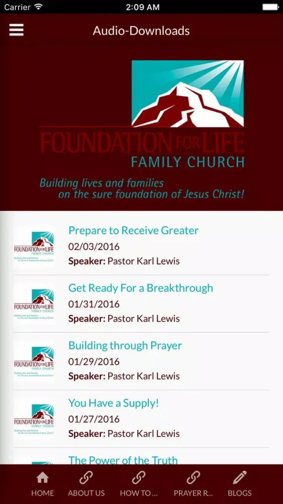 Zrzuty ekranu Foundation for Life Fam Church - Toronto, ON
