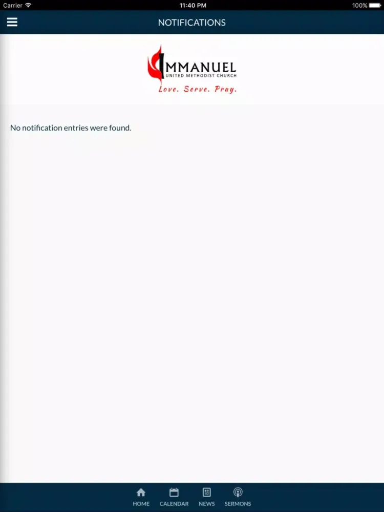 Immanuel UMC in Des Moines, IA of Des Moines, IA iPad  스크린샷
