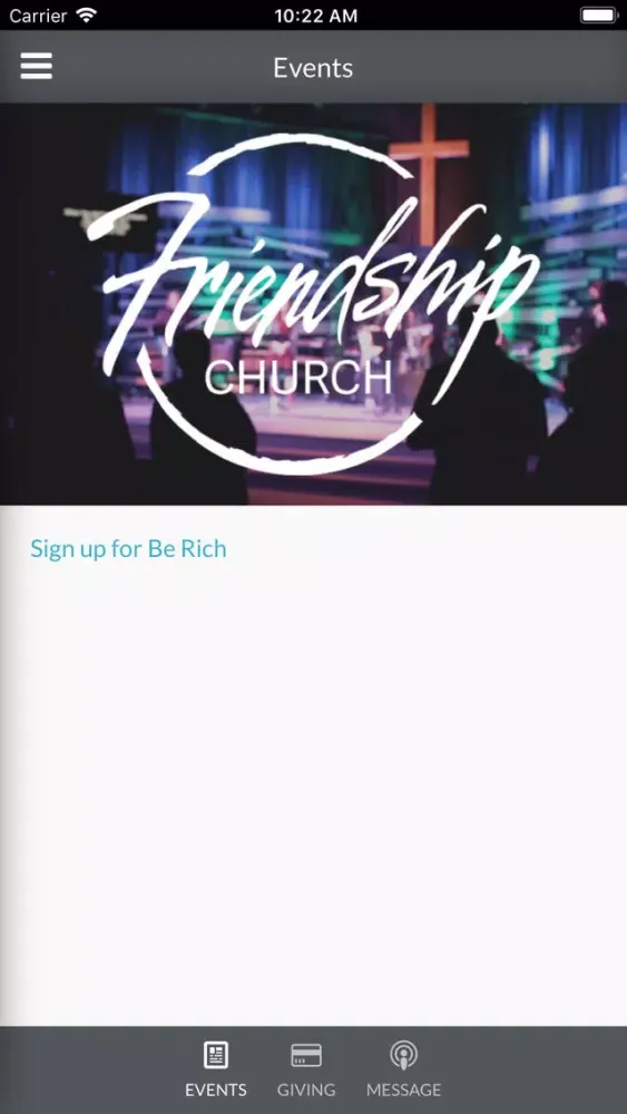 Captures d'écran de Friendship Church Info