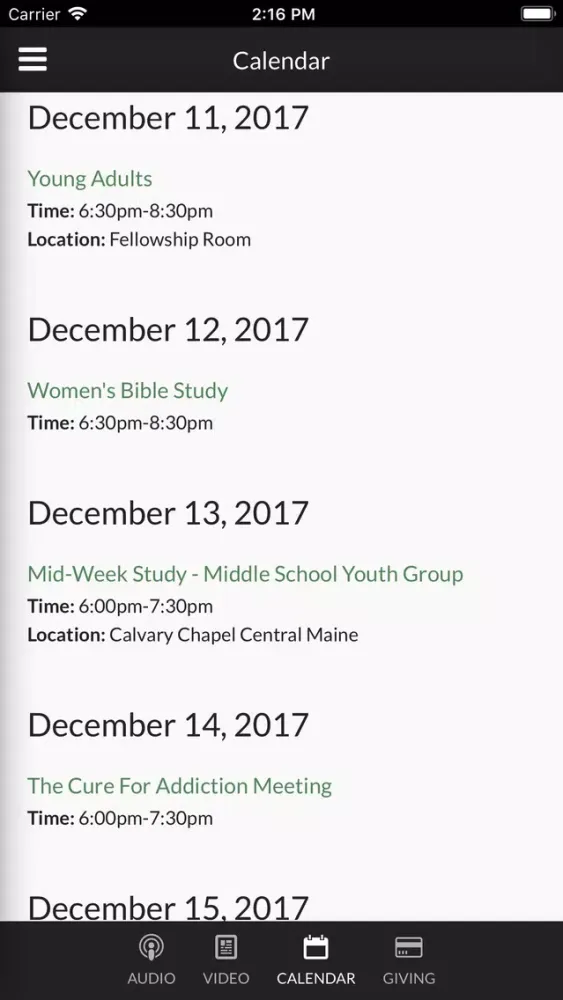 Calvary Chapel Bangor应用截图
