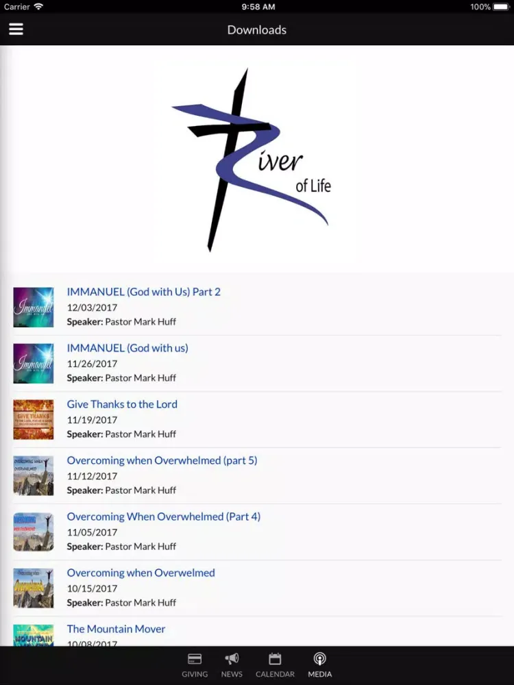 Capturas de tela do River of Life London iPad 