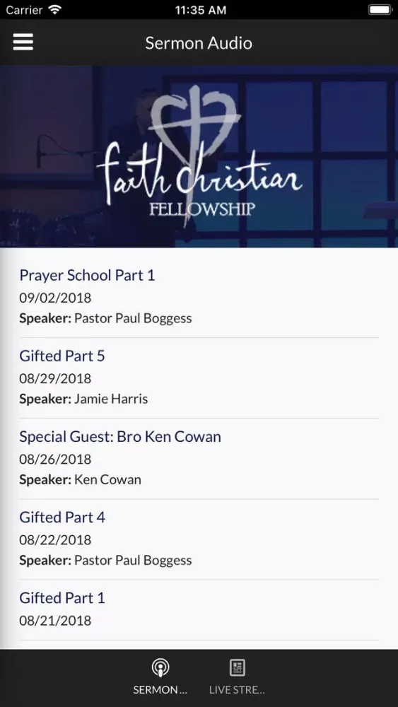 Faith Christian Fellowship WV Ekran Görüntüleri