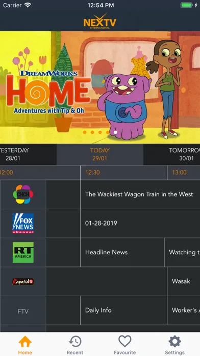Capturas de pantalla de Nextv International