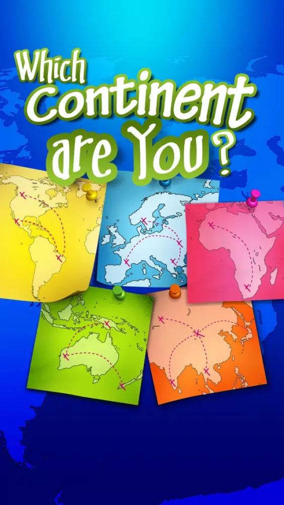 ภาพหน้าจอของ Which Continent are You?