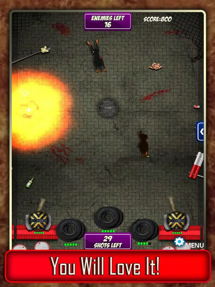 Tangkapan skrin Dogs VS Dynamite Bones iPad 