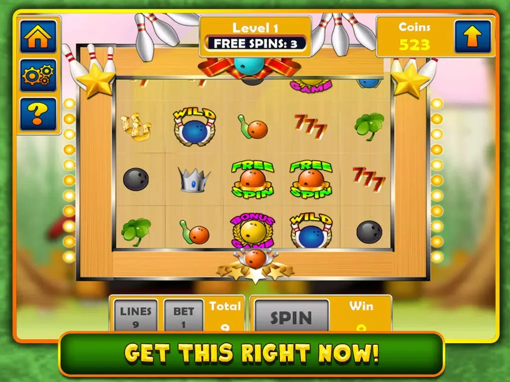 Captures d'écran de Extreme Bowling Kingpin Slot Machine - Original Vegas Style Slots iPad 