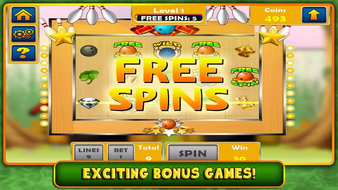 Captures d'écran de Extreme Bowling Kingpin Slot Machine - Original Vegas Style Slots