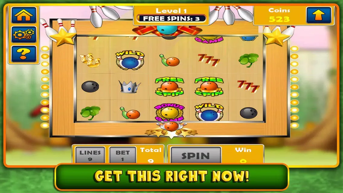 Captures d'écran de Extreme Bowling Kingpin Slot Machine - Original Vegas Style Slots