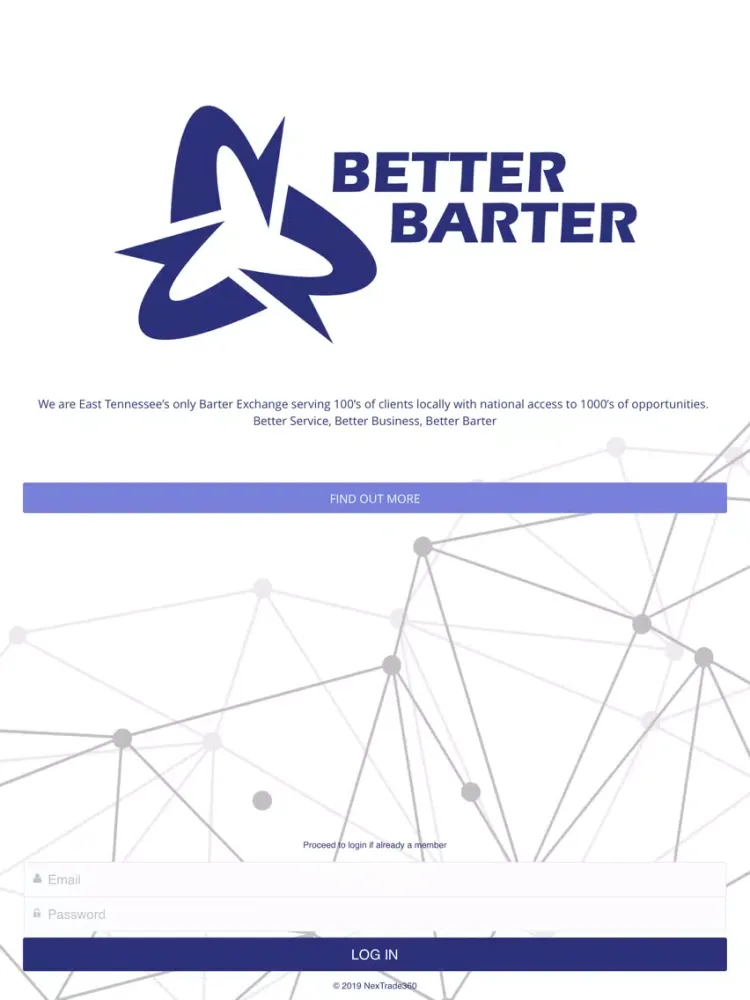 Tangkapan skrin Better Barter Mobile iPad 
