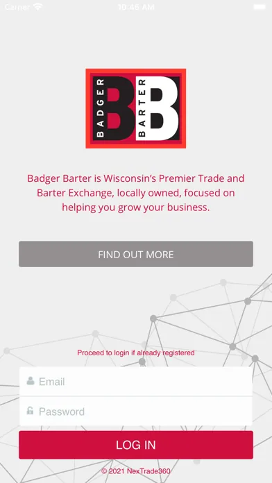 The Badger Barter Mobile سکرین شاٹس