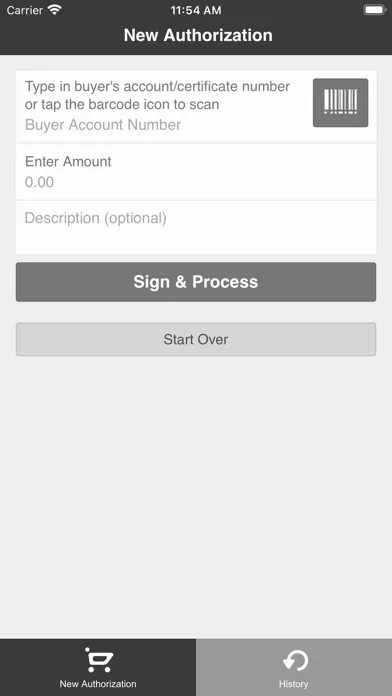 Tangkapan skrin NexTrade360 POS Authorizations