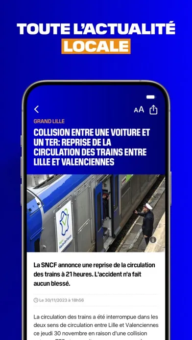 Ảnh chụp màn hình của BFM Grand Lille - news & météo
