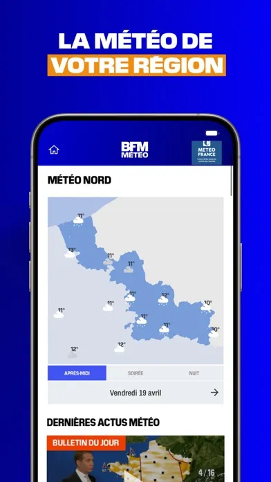 Ảnh chụp màn hình của BFM Grand Lille - news & météo