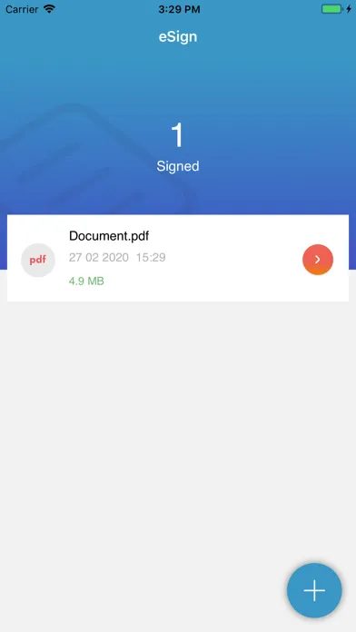 Screenshot di Nextsense eSign