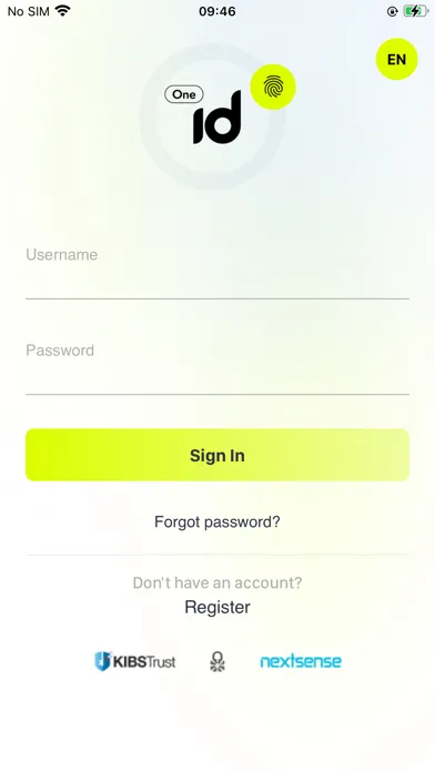 OneID Screenshots