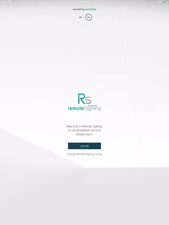 Nextsense Remote Signing iPad  Screenshots
