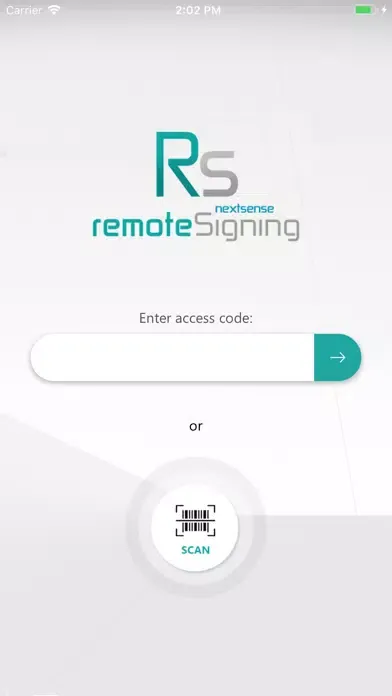 Nextsense Remote Signing Screenshots