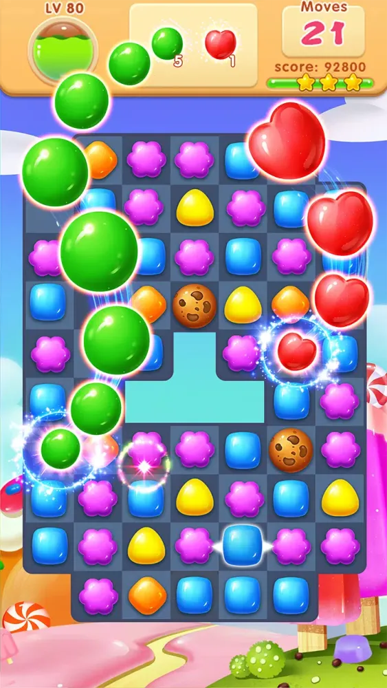 Скриншоты Candy Smash