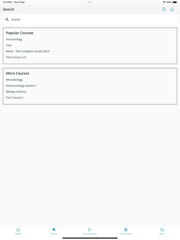 Capturas de tela do NEXT STEPS USMLE iPad 