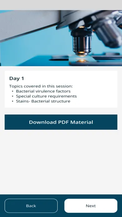 Capturas de tela do NEXT STEPS USMLE