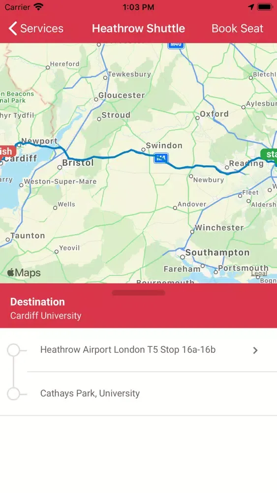 Screenshot di Cardiff Uni Coach Collections
