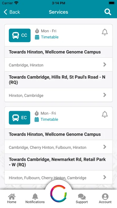 Tangkapan skrin Wellcome Genome Campus
