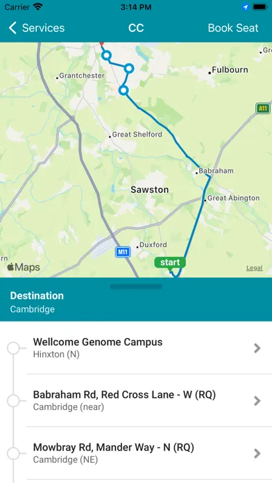 Tangkapan skrin Wellcome Genome Campus